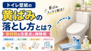 トイレ壁紙の黄ばみの落とし方とは？素材別の注意点と掃除術
